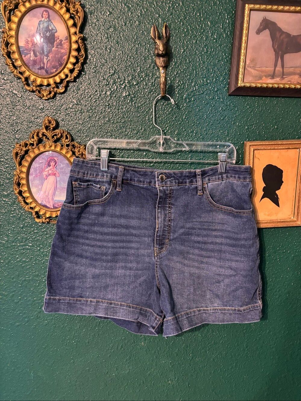 Rebecca Minkhoff Shorts Sz 14 Denim Blue